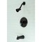 Kingston Brass KB6630CKL Single-Handle Tub and Shower Faucet, Matte Black KB6630CKL - alternate 2